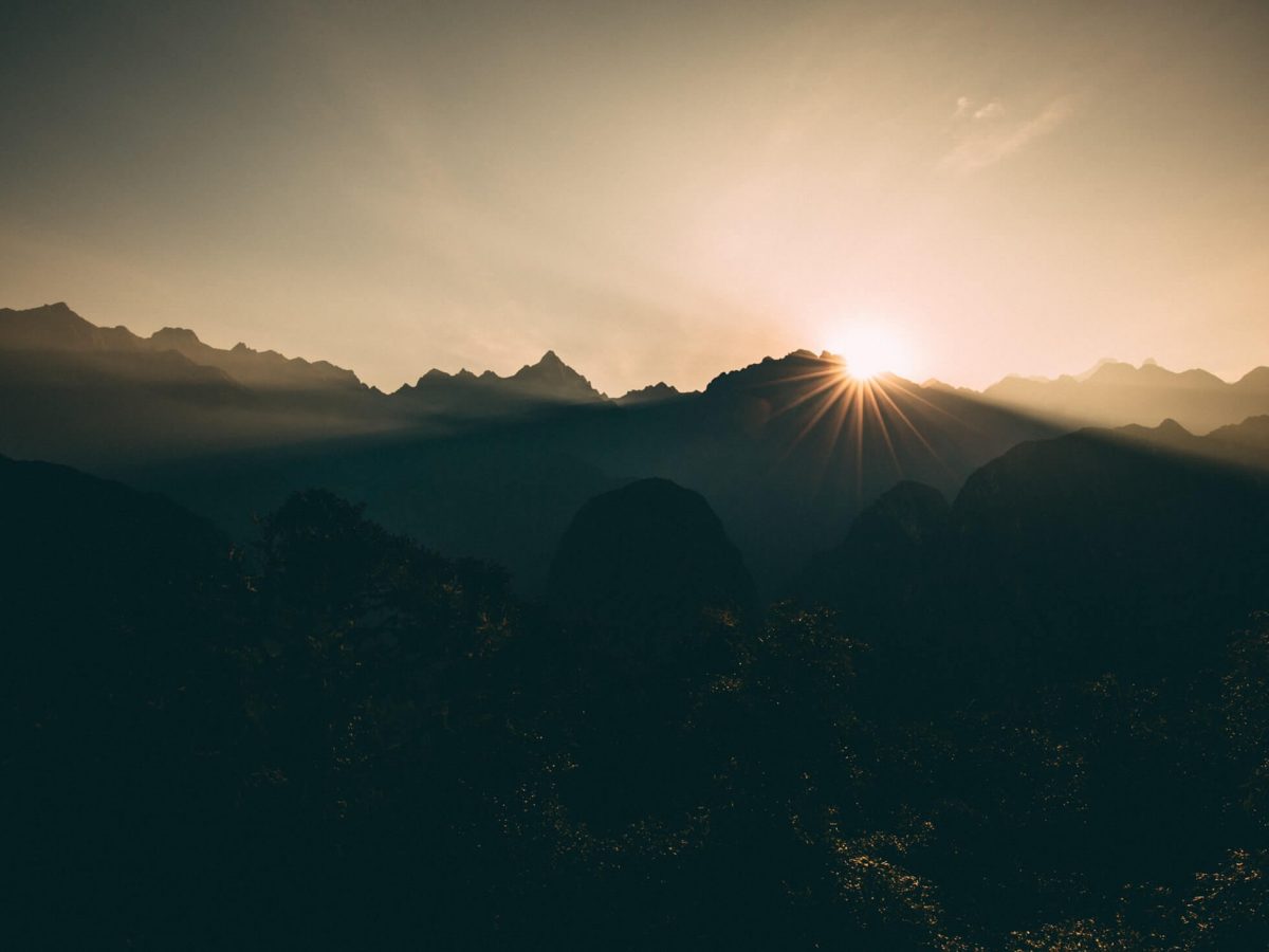 Wake up with horizon at top