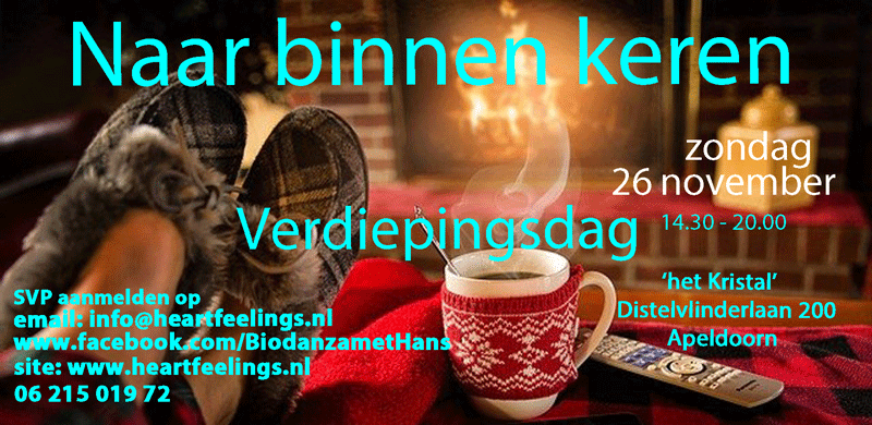 zo 26 november verdiepingsdansdag ‘Naar binnen keren’