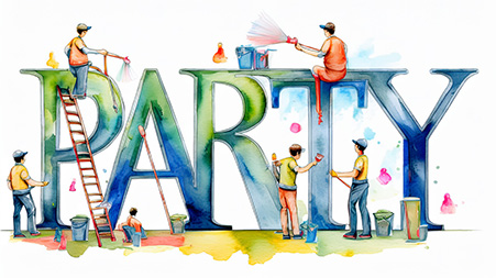 OEPS….De volgende party moet nog geplaatst worden.