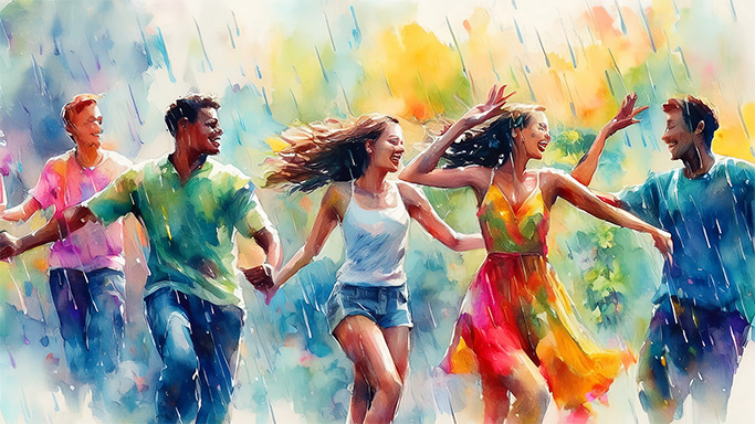 wo 22 Juli ZOMERBIODANZA in Apeldoorn ‘Zomerregen’